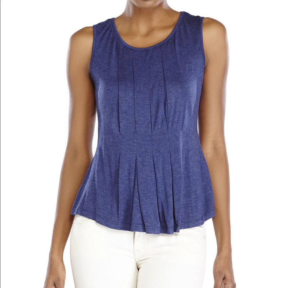 Max Studio | Sleeveless Pleated Top NWOT